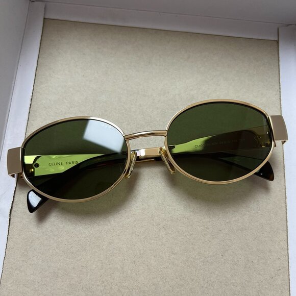 Celine Triomphe Gold Metal 01 Sunglasses - Picture 5 of 5